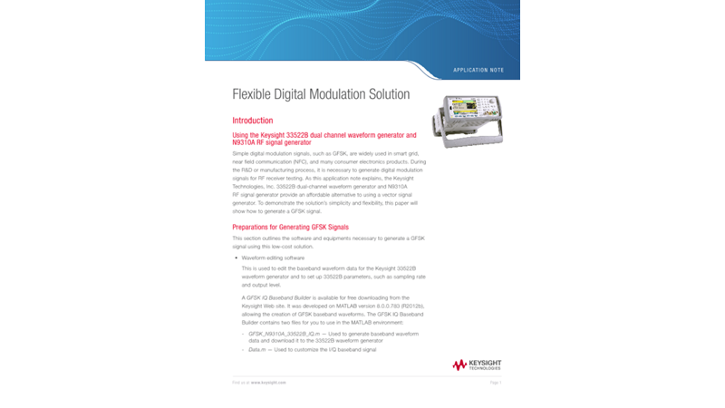 Flexible Digital Modulation Solution